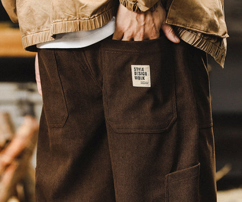 Absorbent Cotton Casual Pants P0669