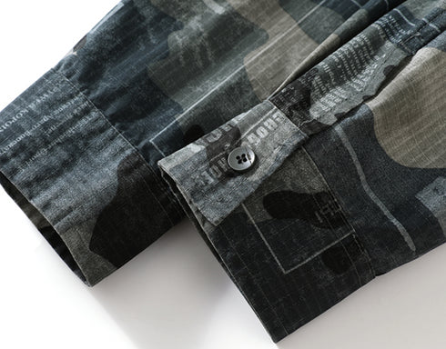 American Camouflage Long-sleeved Shirt P0738