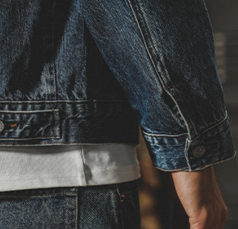 Blue Denim Jacket Men's P0742