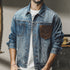 Blue Denim Jacket Men's P0742