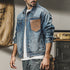 Blue Denim Jacket Men's P0742