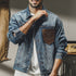 Blue Denim Jacket Men's P0742