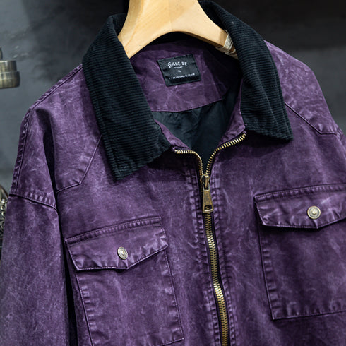 Purple Work Jacket P0757