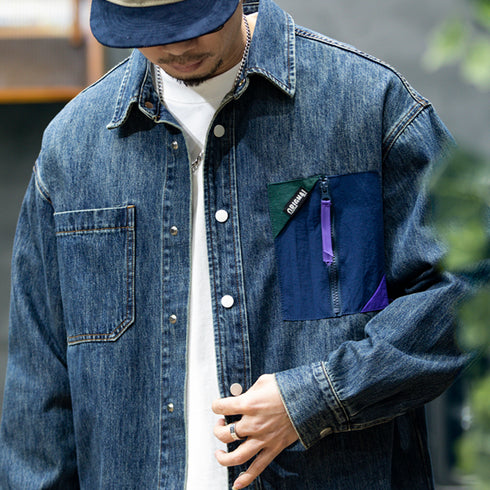Denim Shirt Men's P0759