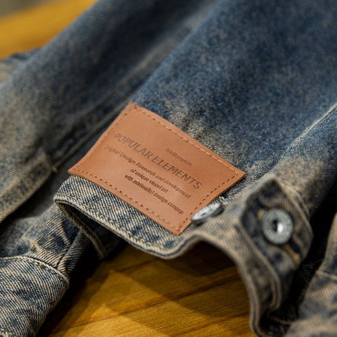 Wasteland Style Denim Jacket P0768