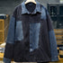 American Spliced Long-sleeved Denim Shirt P0794