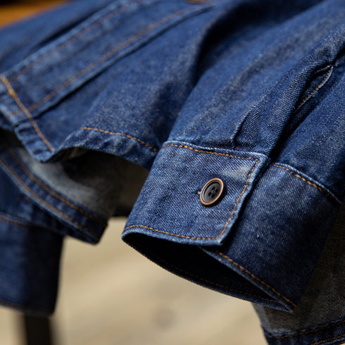 Spring Long-sleeved Denim Shirt P0795