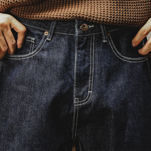 Heavy Stitch Work Jeans P0798