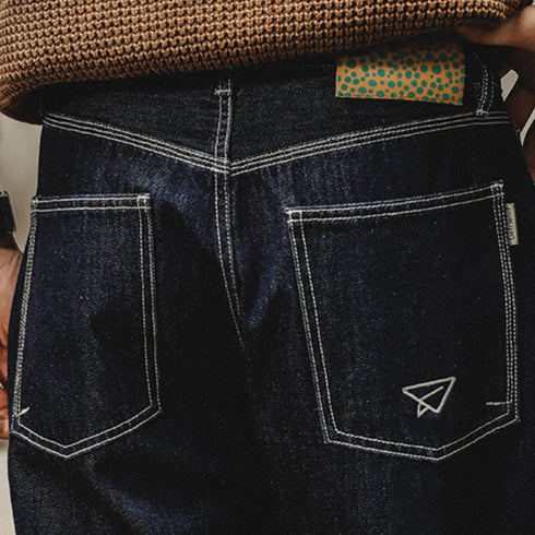 Heavy Stitch Work Jeans P0798