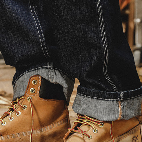 Heavy Stitch Work Jeans P0798