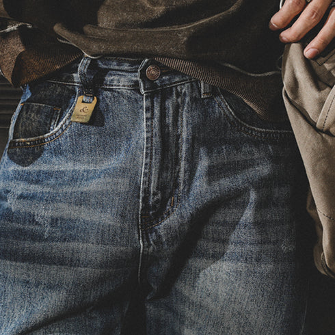 American Retro Stonewash Jeans P0802