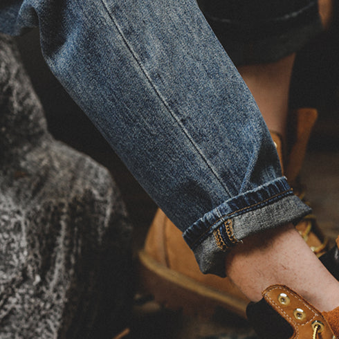 American Retro Stonewash Jeans P0802