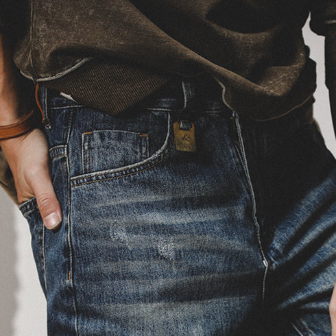 American Retro Stonewash Jeans P0802