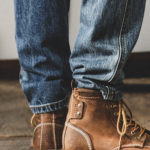 Retro Loose Straight Pants P0803