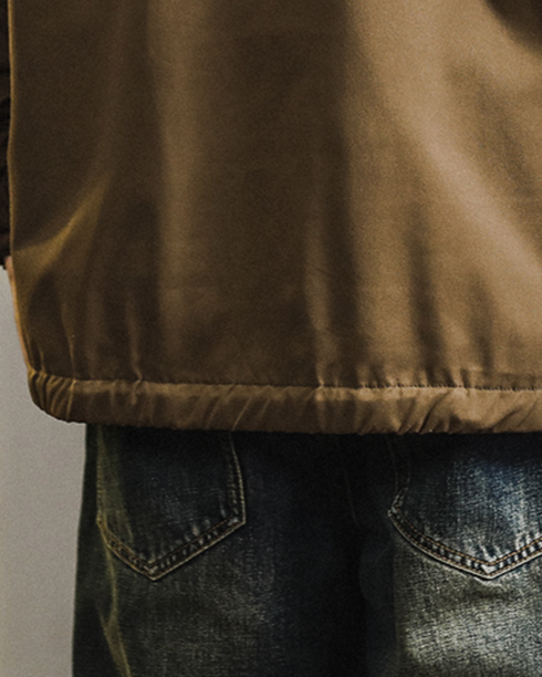 【OUTLET/即納】スタンドカラーハーフジップジャケット P0830