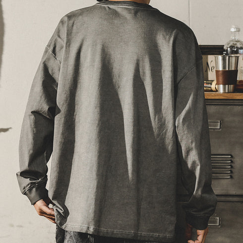 American Retro T-shirt Men's Long-sleeved P0835