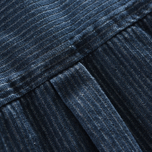 Long-sleeved Casual Vintage Workwear P0840