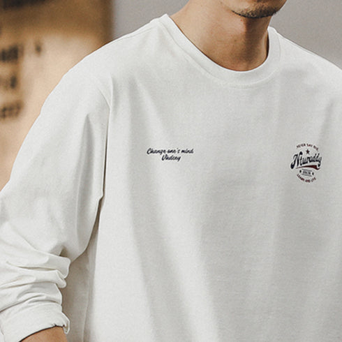 【OUTLET/即納】T-shirt Men's Long-sleeved P0844