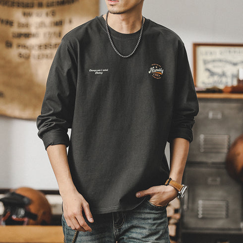 【OUTLET/即納】T-shirt Men's Long-sleeved P0844