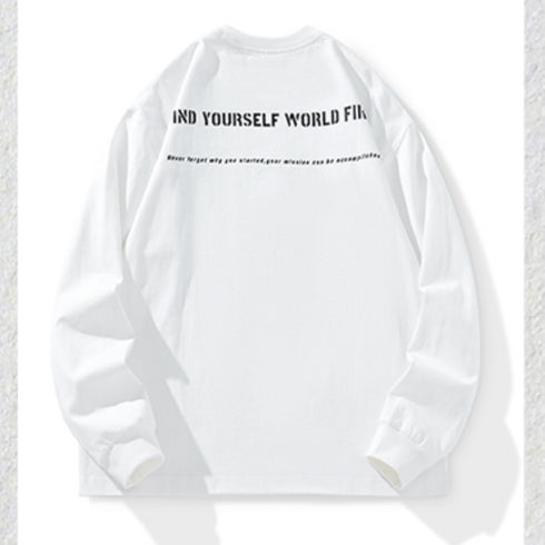 America T-shirt Men's Long-sleeved P0848