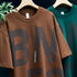 Big Logo Print Short Sleeve T-Shirt P0891