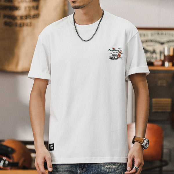 【OUTLET/即納】T-shirt Men's Short-sleeved P0895