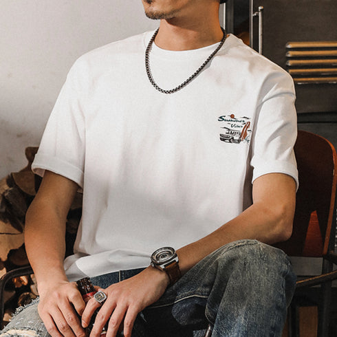 T-shirt Men's Short-sleeved P0895