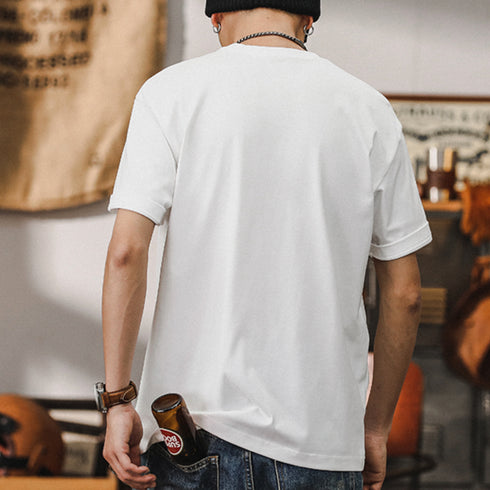 T-shirt Men's Short-sleeved P0895