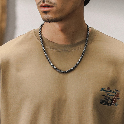 T-shirt Men's Short-sleeved P0895