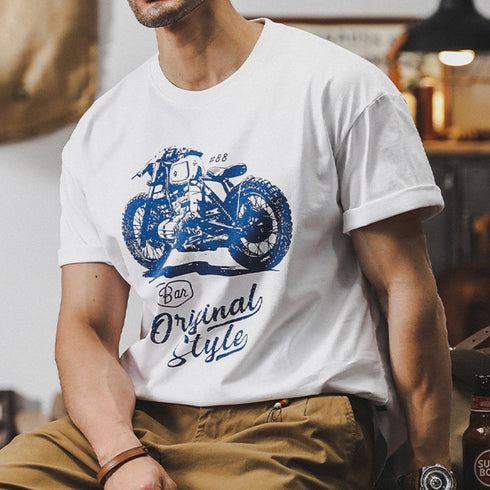 American Retro Short-sleeved Men's P0907