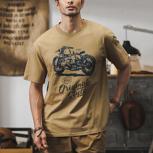 American Retro Short-sleeved Men's P0907