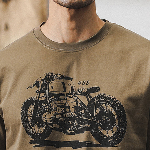 American Retro Short-sleeved Men's P0907