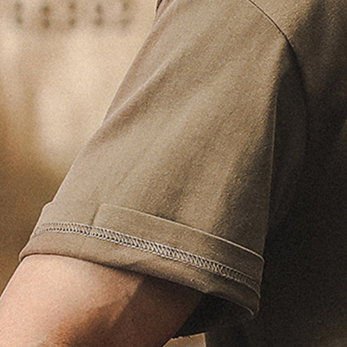 American Retro Short-sleeved Men's P0907