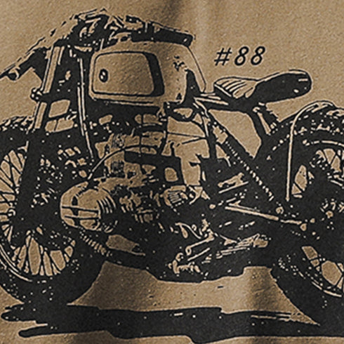 American Retro Short-sleeved Men's P0907