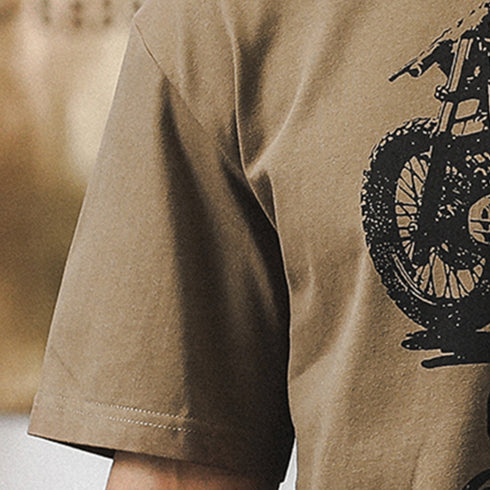 American Retro Short-sleeved Men's P0907