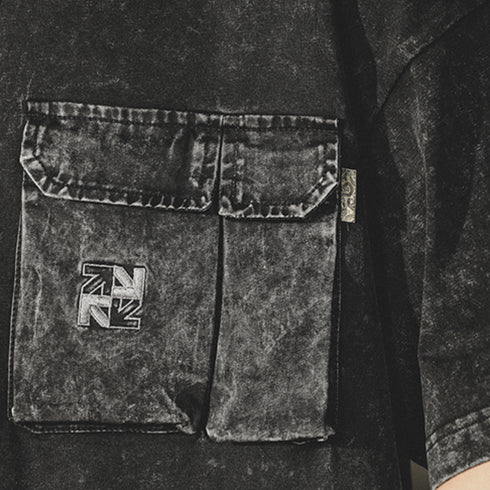 Snowflake Washed Batik T-shirt P0916