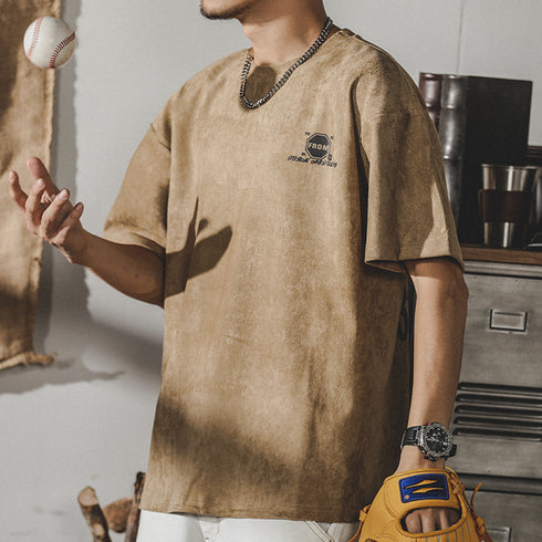 American Retro Men's T-shirt Short-sleeved P0919