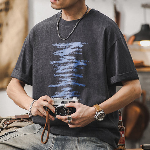 Men's Short-sleeved T-shirt P0924