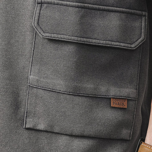 Front Pocket Retro T-shirt P0936