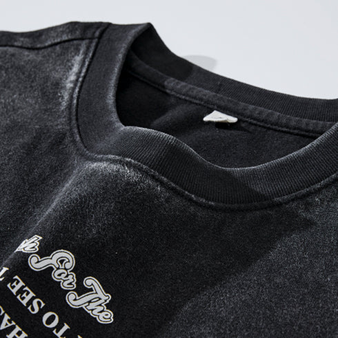 Upside down Printed T-shirt P0940