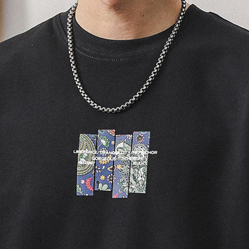 Loose Ethnic Style Half-sleeved P0944