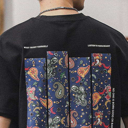 Loose Ethnic Style Half-sleeved P0944