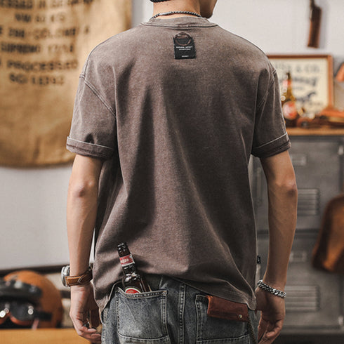 American Summer Short-sleeved T-shirt P0948