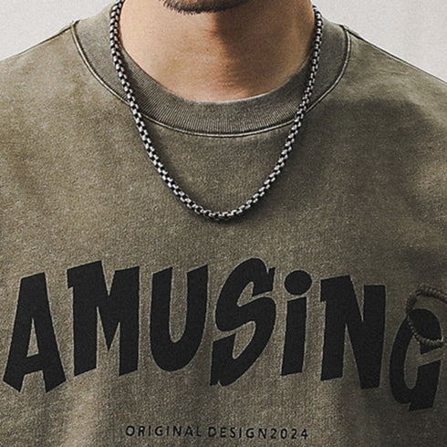 American Summer Short-sleeved T-shirt P0948