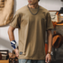 アウトドアミニマルバックプリントTシャツ P0952