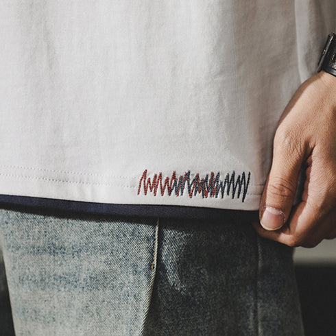 Simple Basic Style Half-sleeved T-shirt P0953