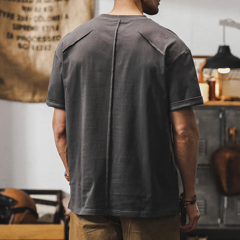 Loose Large Size Half-sleeved T-shirt P0968