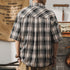 Plaid Shirt Short-sleeved P0992