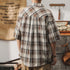 Plaid Shirt Short-sleeved P0992