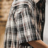 Plaid Shirt Short-sleeved P0992